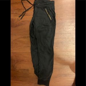 Black joggers